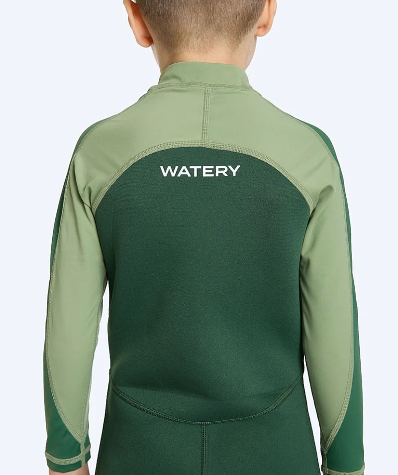 Watery UV Neoprenanzug für Kinder - Calypso Langarm - Grün/Hellgrün