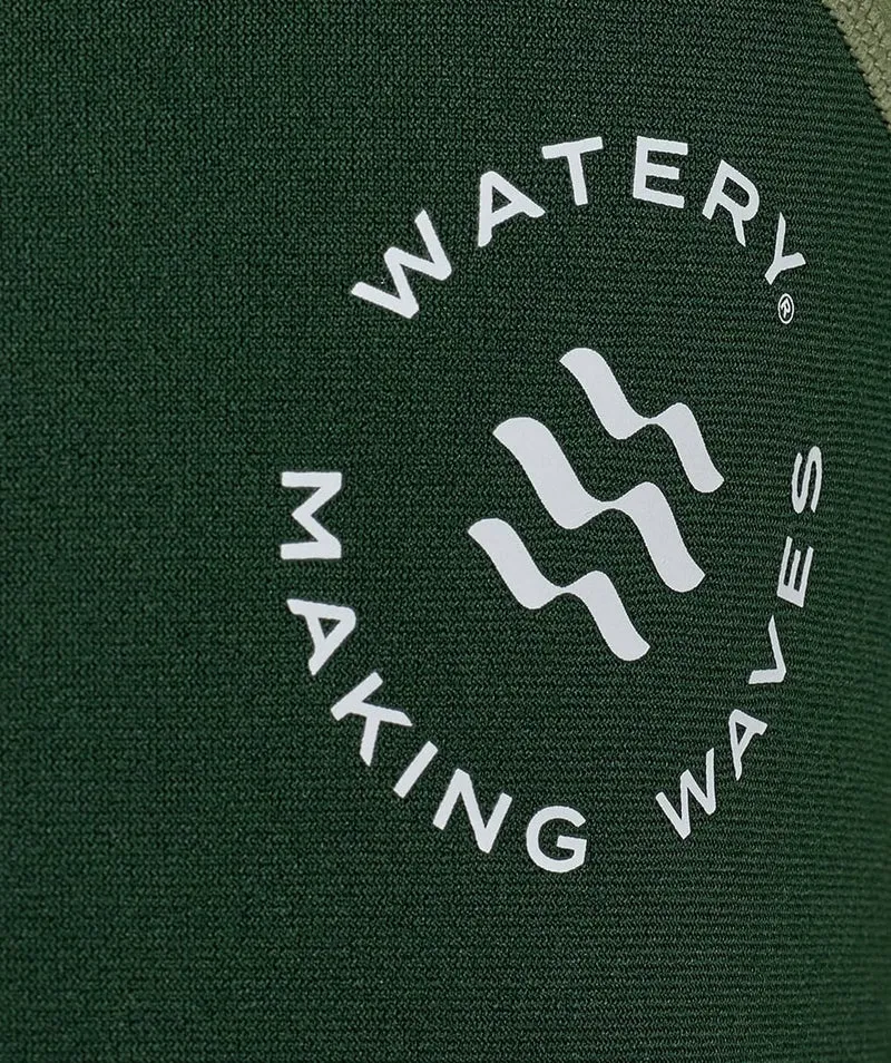 Watery UV Neoprenanzug für Kinder - Calypso Langarm - Grün/Hellgrün