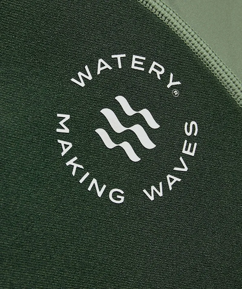 Watery UV Neoprenanzug für Kinder - Calypso Shorty - Grün/Hellgrün