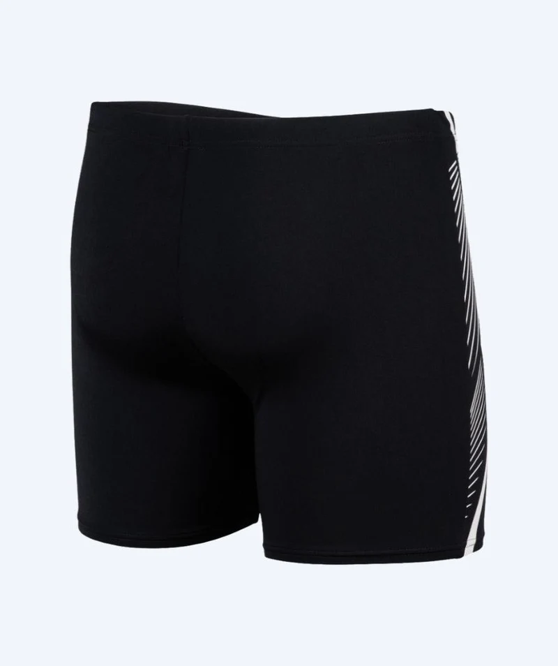 Arena lange Badehose für Herren - Feather - Schwarz/Weiß