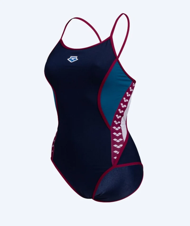 Arena Badeanzug für Damen - Icons Super Fly - Blau/Rot