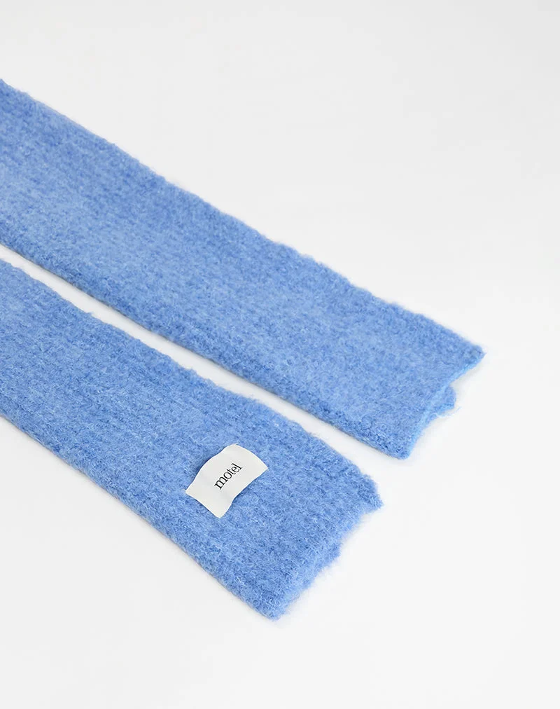 Halstuch in einfarbigem Blau