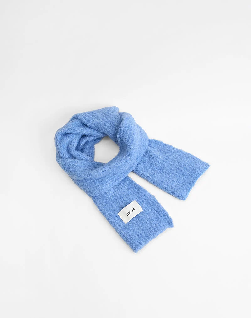 Halstuch in einfarbigem Blau