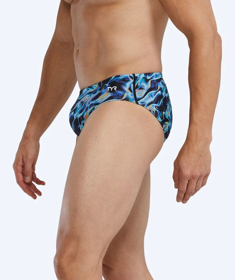 TYR Badeslip für Herren - Durafast Elite Energia - Blau