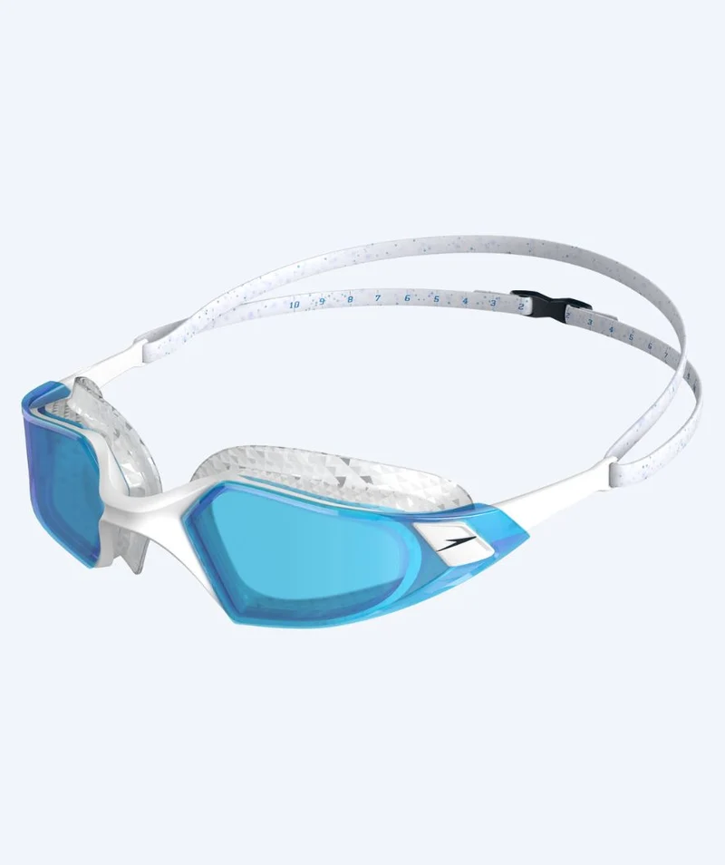 Speedo Freiwasser Schwimmbrille - AquaPulse Pro - Weiß/Blau