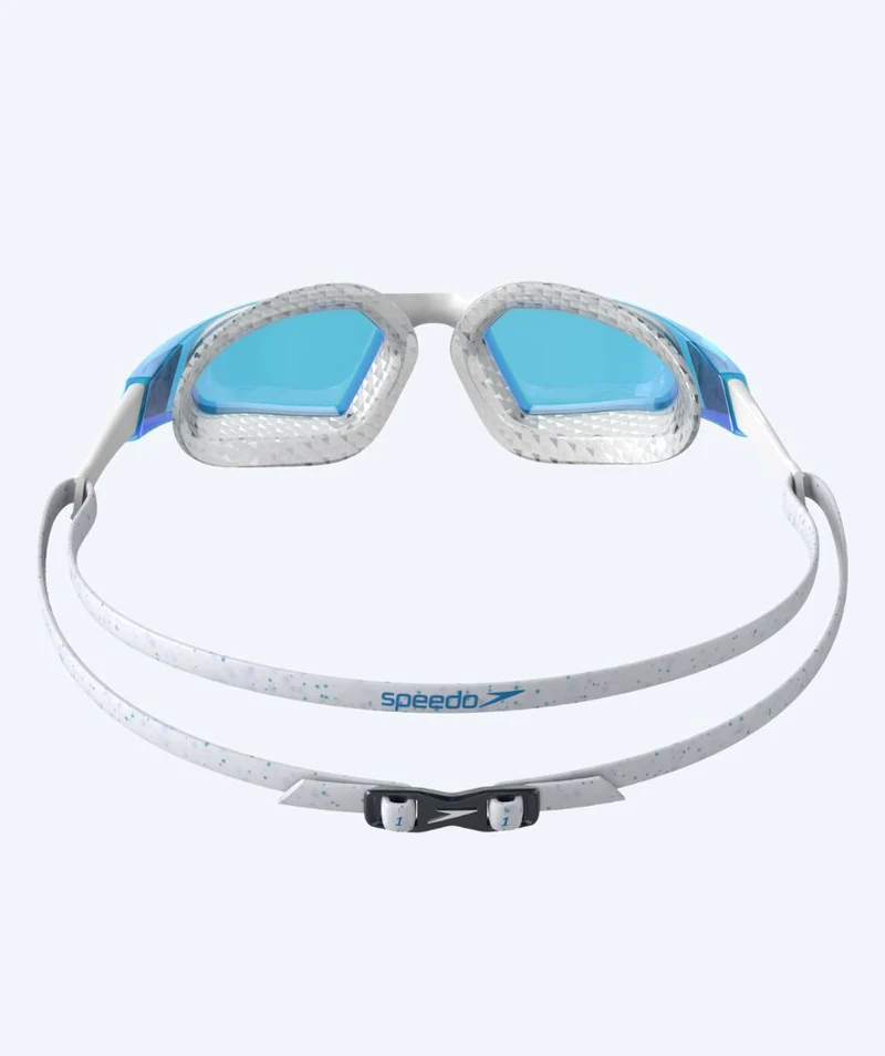 Speedo Freiwasser Schwimmbrille - AquaPulse Pro - Weiß/Blau