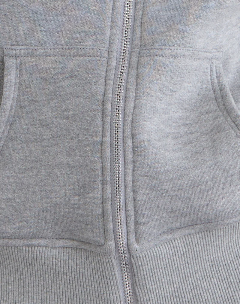 Airazo Bardot Pullover in Grau meliert