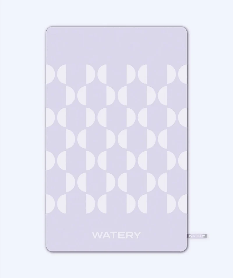 Watery Mikrofaser Badetuch (175 x 110 cm) - Rafferty - Dust Purple