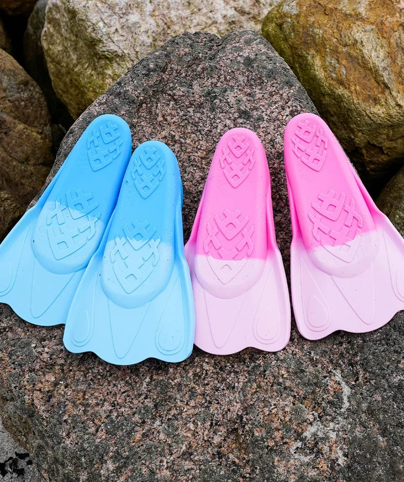 Watery Schwimmflossen für Kinder - Leander - Hellrosa
