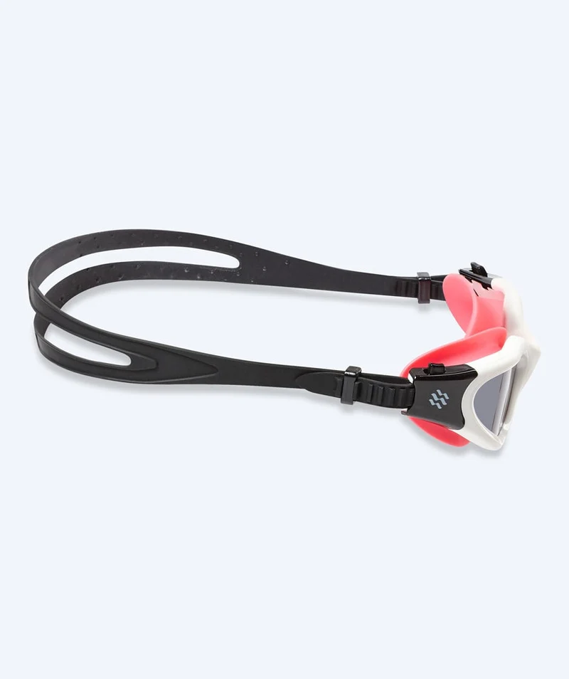 Watery Schwimmbrille für Freizeitschwimmer - Raven Active - Rosa (Smoke Scheiben)