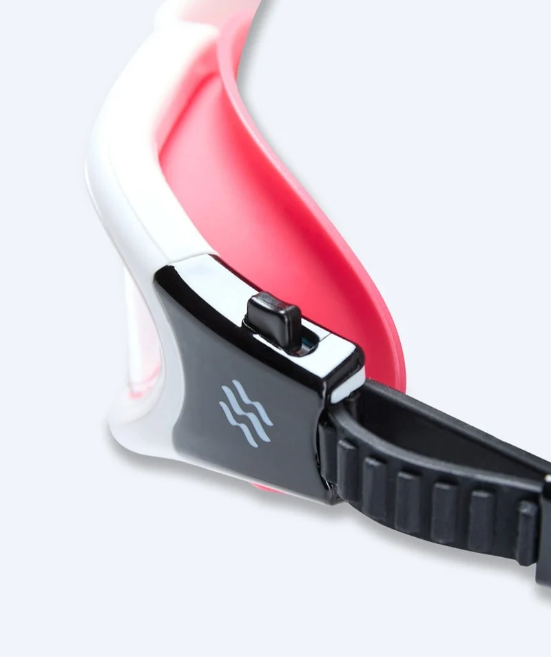 Watery Schwimmbrille für Freizeitschwimmer - Raven Active - Rosa/Klar