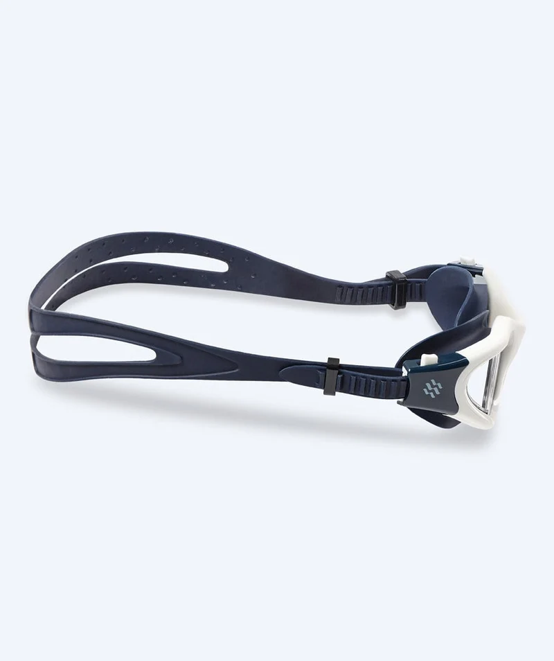 Watery Schwimmbrille für Freizeitschwimmer - Raven Active - Dunkelblau/Klar
