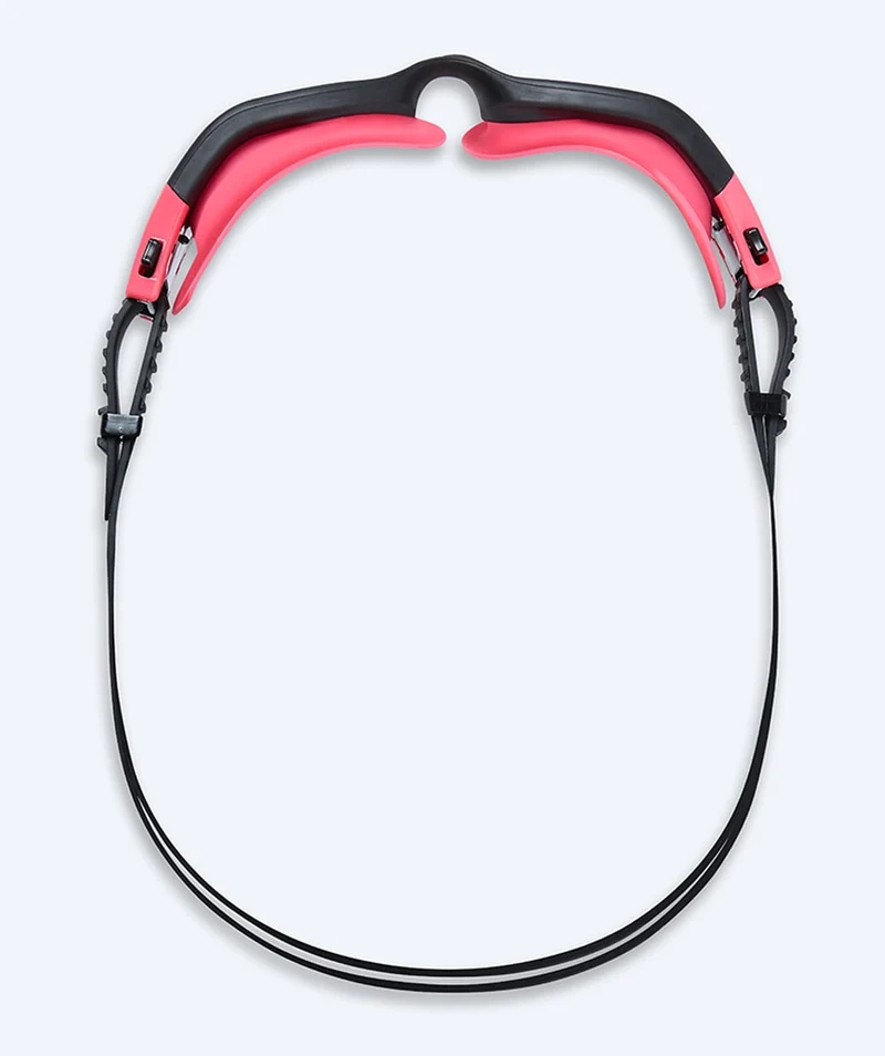 Watery Schwimmbrille für Freizeitschwimmer - Raven Mirror - Rosa/Silber
