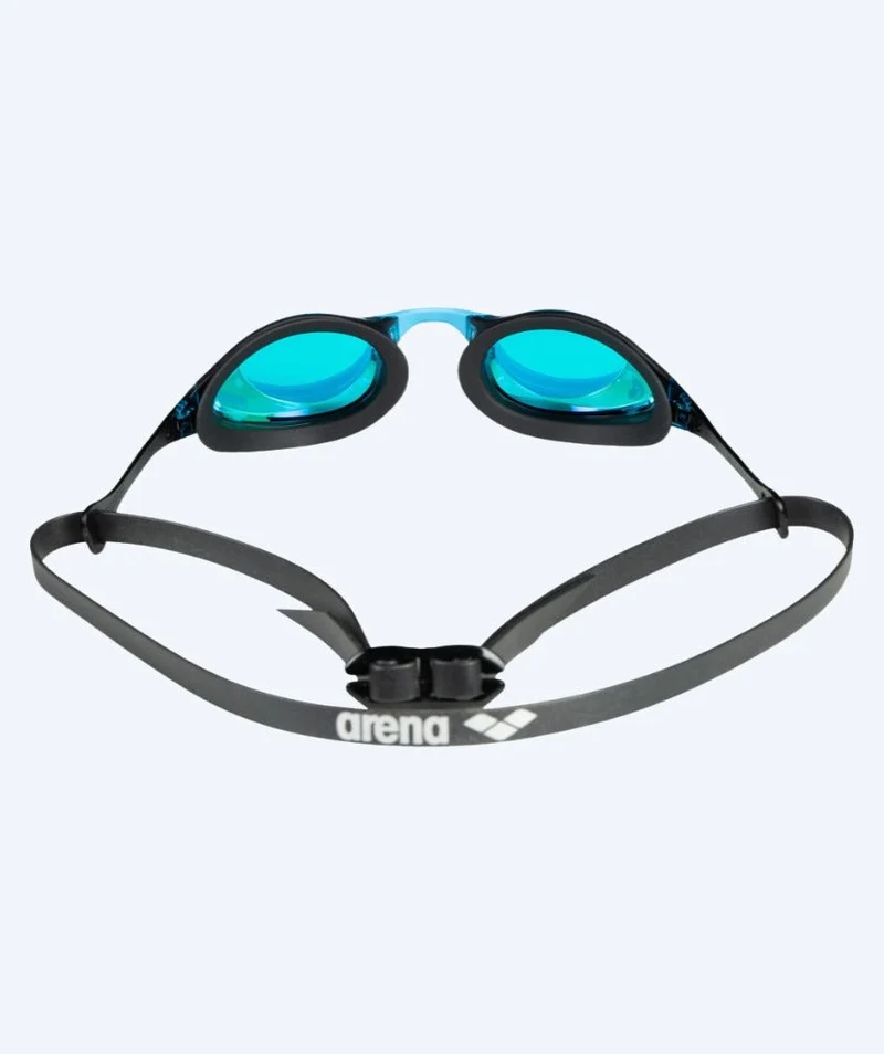Arena Schwimmbrille - Cobra SWIPE Mirror - Schwarz/aqua