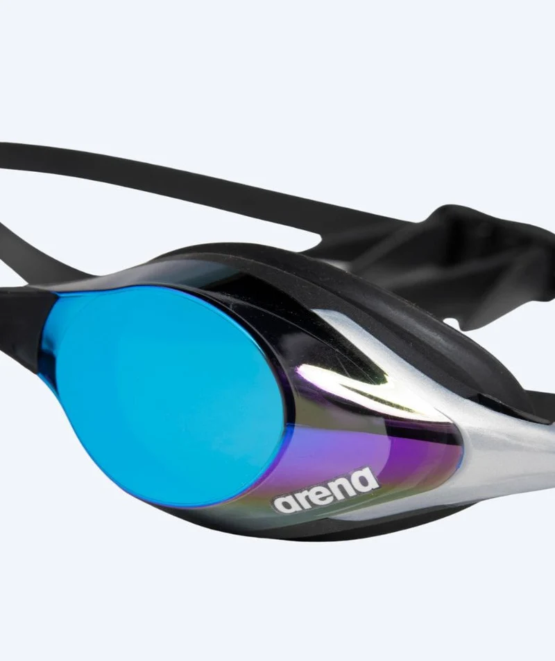 Arena Schwimmbrille - Cobra SWIPE Mirror - Schwarz/Blau