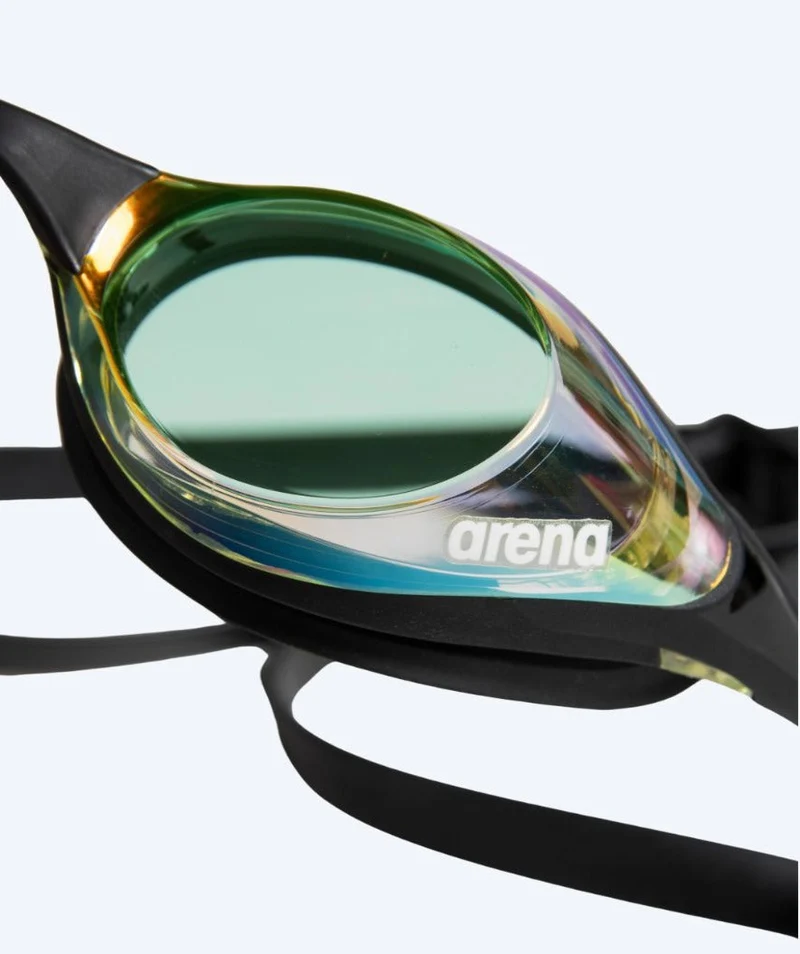 Arena Schwimmbrille - Cobra SWIPE Mirror - Schwarz/Gelb