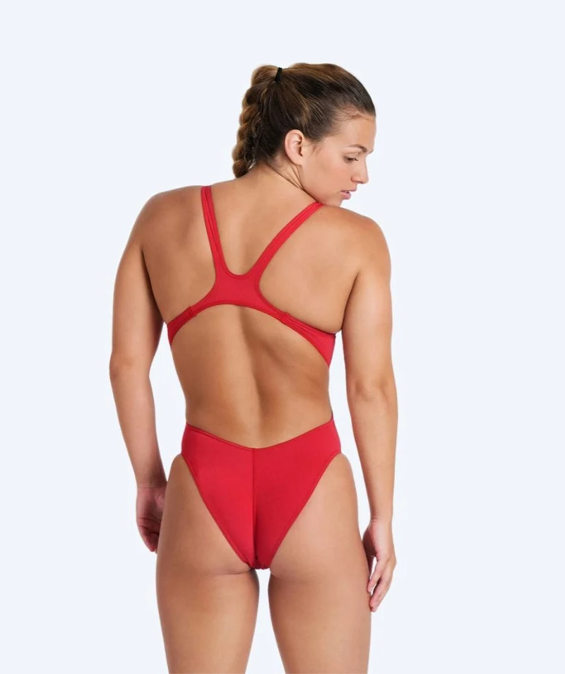 Arena Badeanzug für Damen - Team Swim Tech Solid - Rot