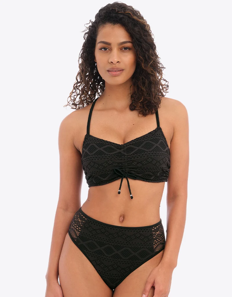Freya Sundance Underwired Bralette Bikini Top Black