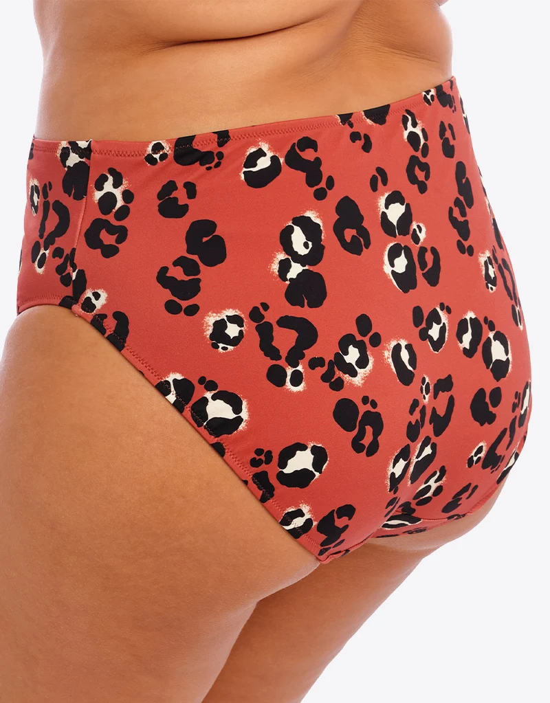Elomi Kotiya Mid Rise Bikini Brief Terracotta