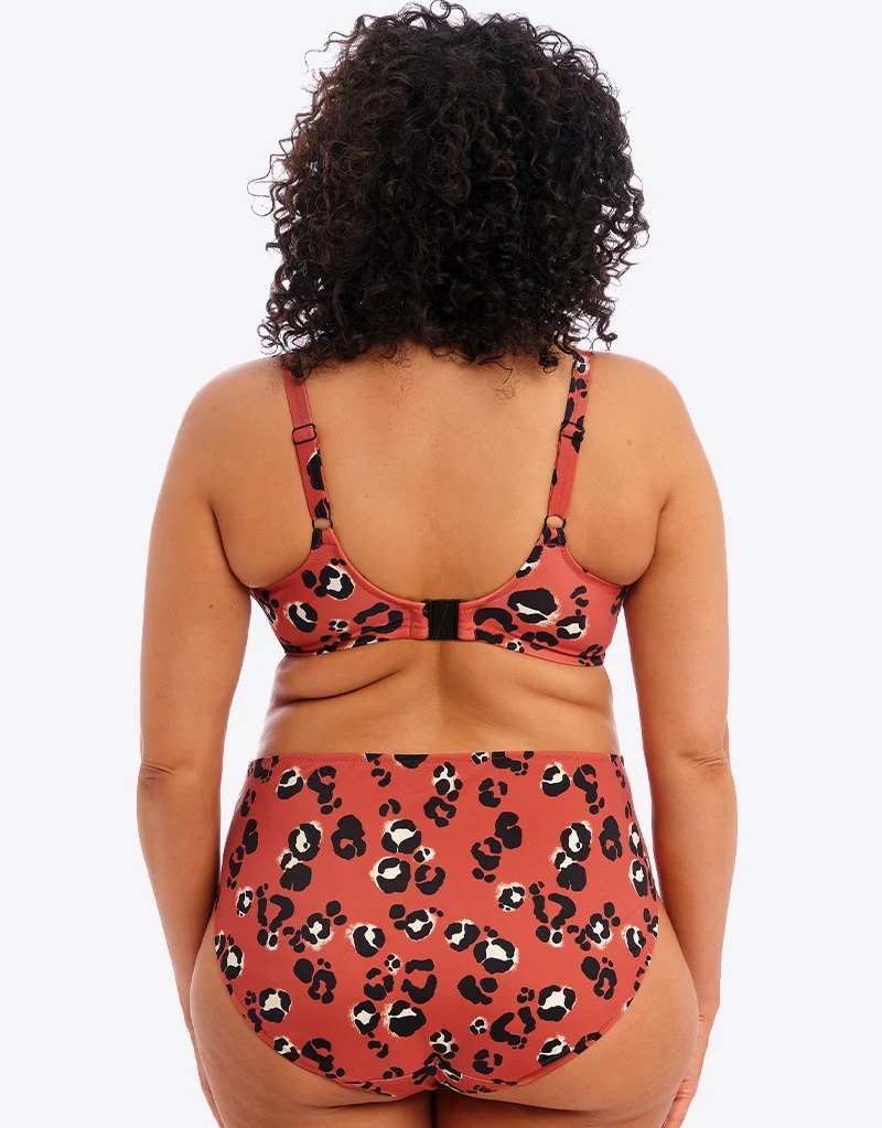 Elomi Kotiya Plunge Bikini Top Terracotta