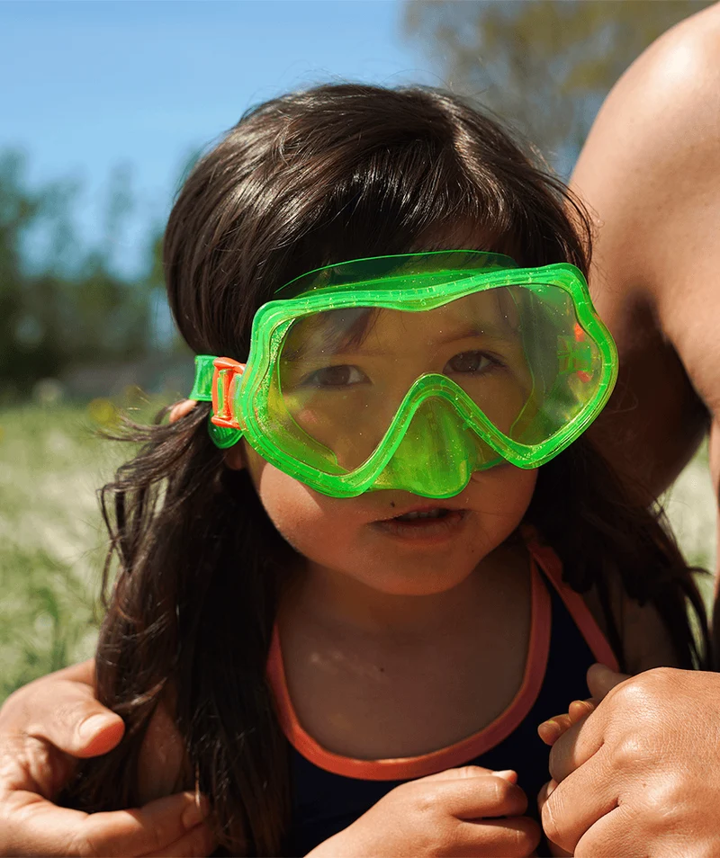 Watery Combo Schnorchelset für Kinder (4-10) - Winslet - Grün