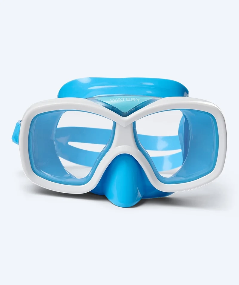 Watery Schnorchelset für Kinder (8-15) - Misu/Fleetwood - Blau/Blau