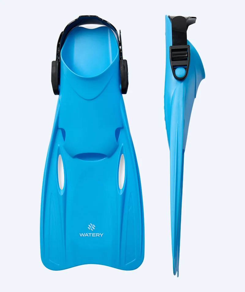 Watery Schnorchelset für Kinder (8-15) - Misu/Fleetwood - Blau/Blau