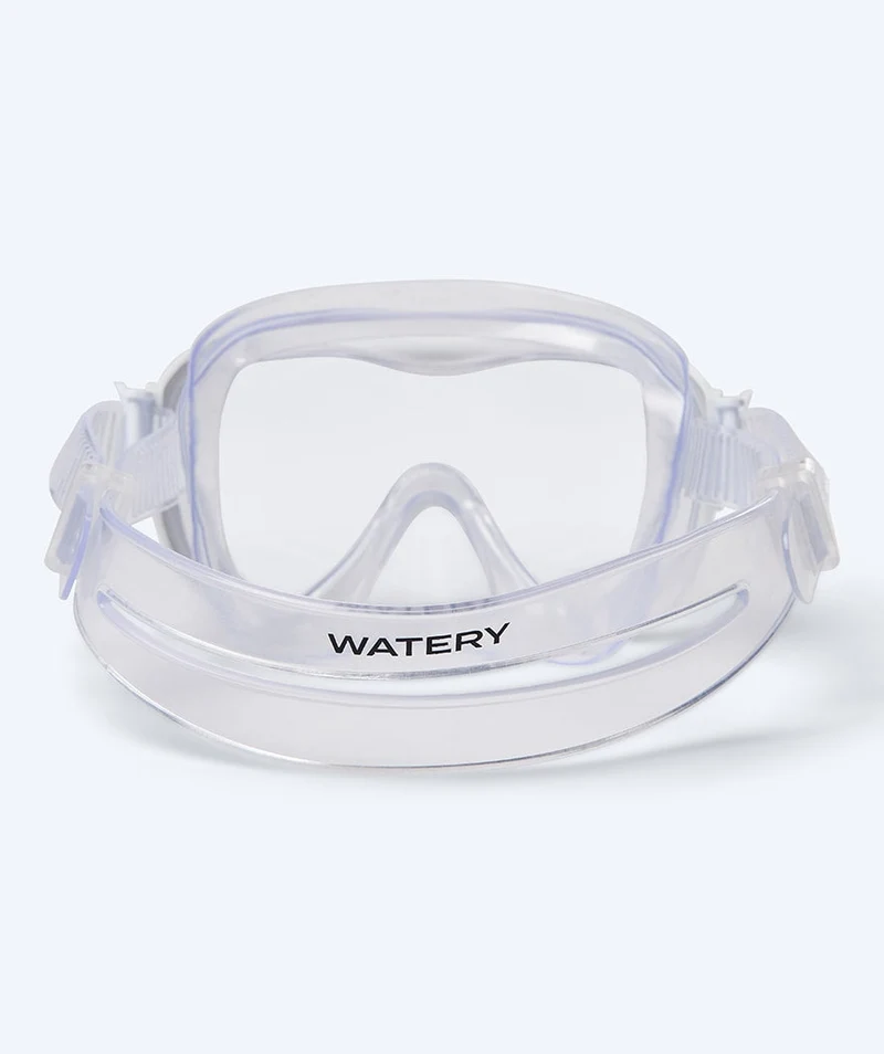 Watery Schnorchelset für Kinder (8-15) - Odine/Fleetwood - Weiß/Hellrosa