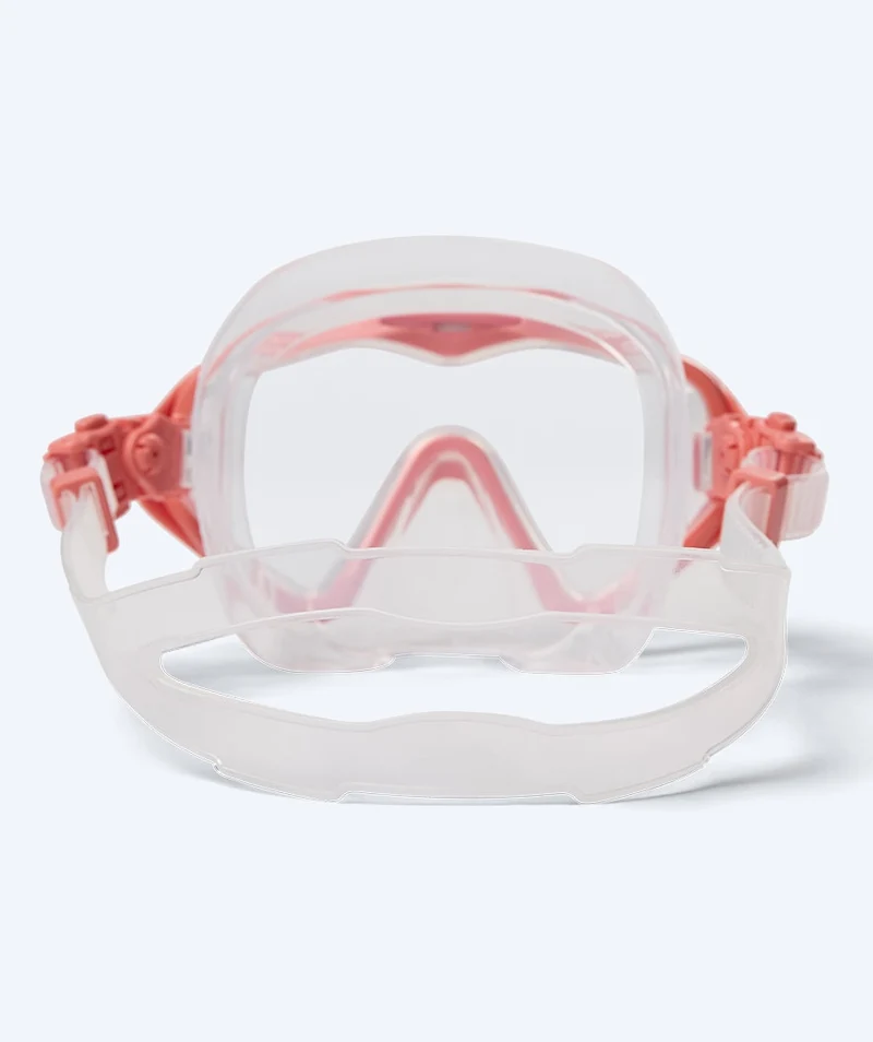 Watery Schnorchelset für Erwachsene (ab 15 Jahre) - Leach/Breeve - Weiß/Hellrosa