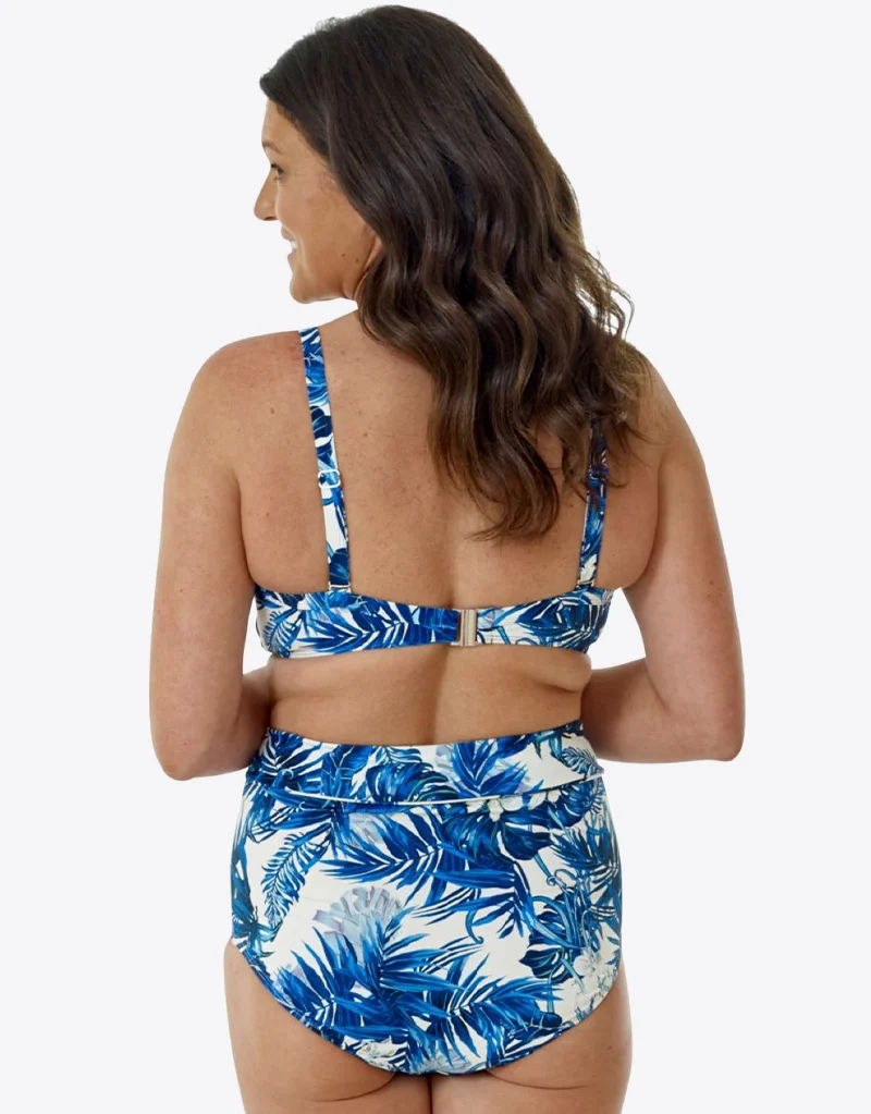Seaspray Capri Balcony Bikini Top Blue