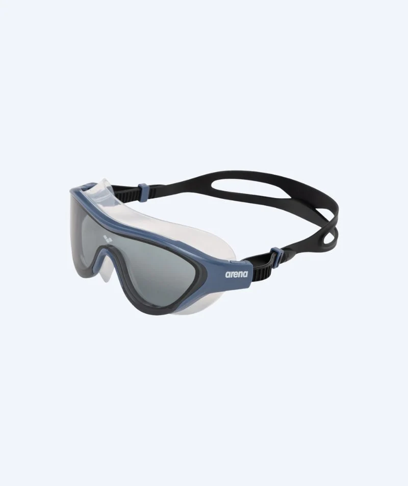 Arena Schwimmmaske - The One - Dunkelblau/Schwarz (Smoke Scheiben)
