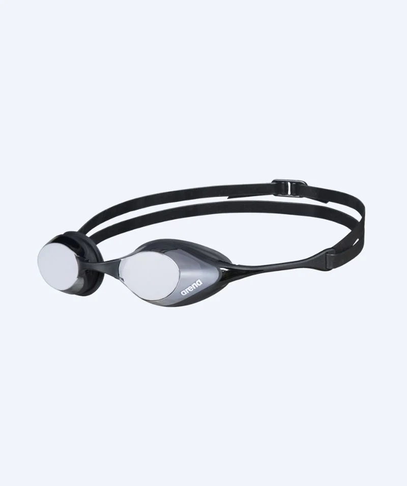 Arena Schwimmbrille - Cobra SWIPE Mirror - Schwarz/Silber