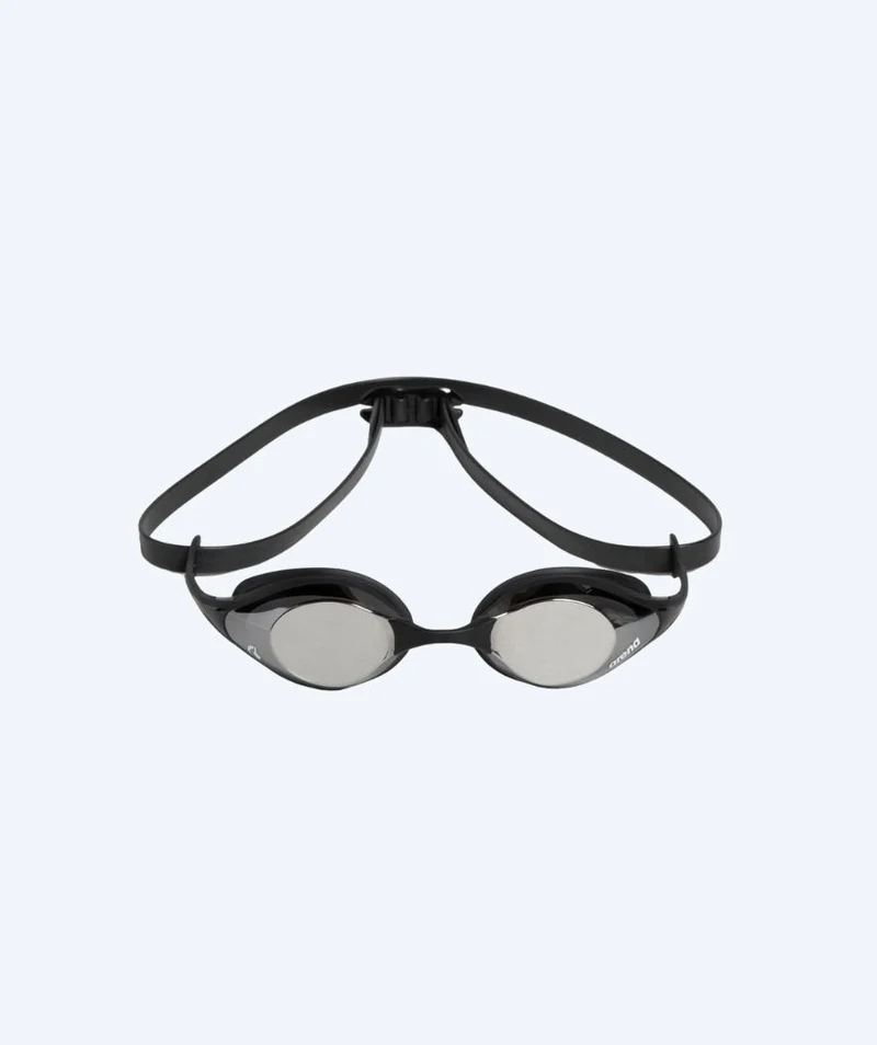 Arena Schwimmbrille - Cobra SWIPE Mirror - Schwarz/Silber