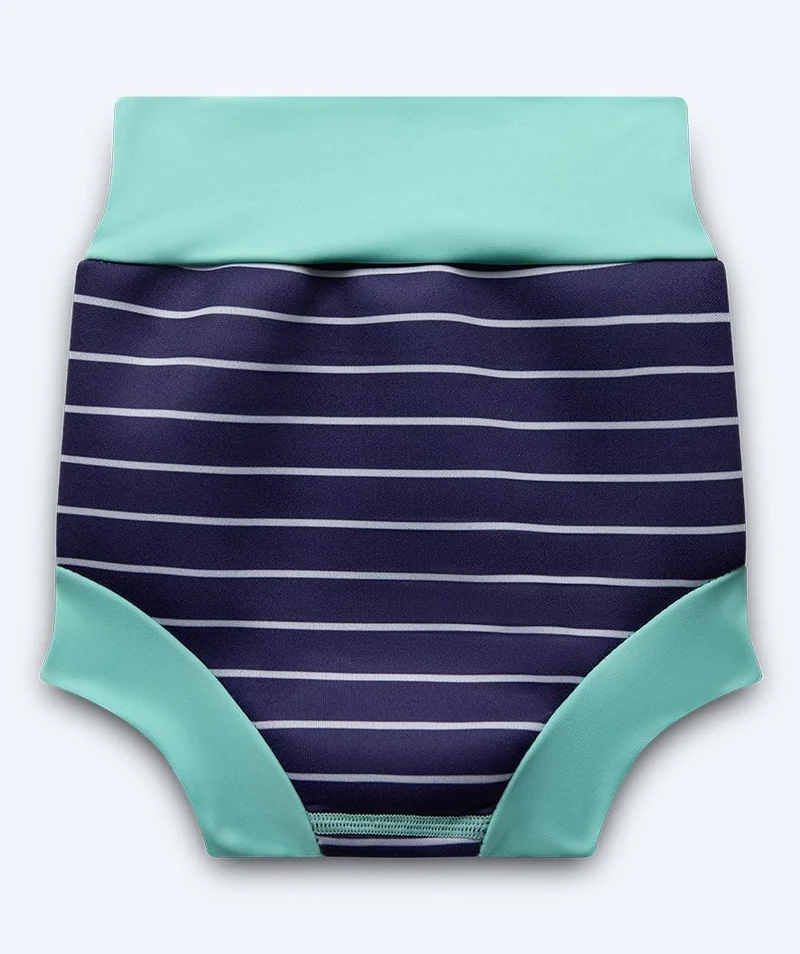 Watery Schwimmwindelhosen für Kinder - Neoprene Swim Nappy - Turquoise Stripes
