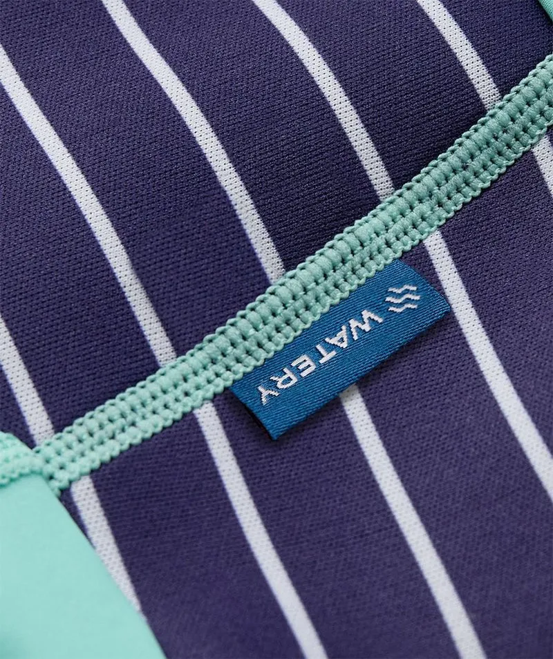 Watery Schwimmwindelhosen für Kinder - Neoprene Swim Nappy - Turquoise Stripes