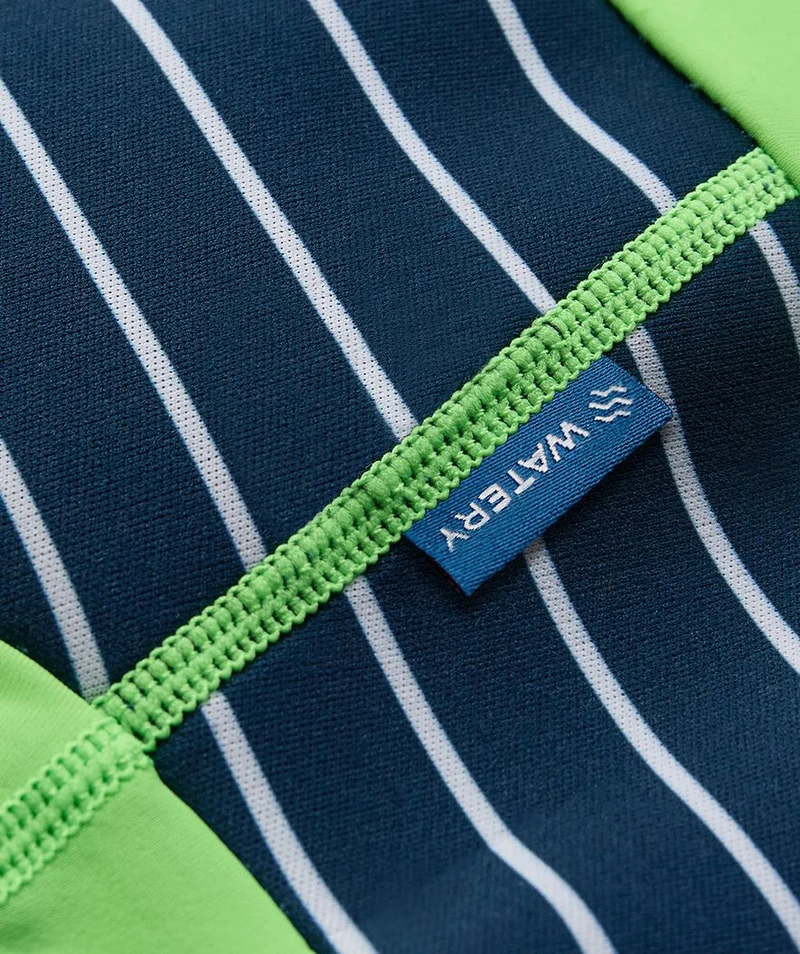 Watery Schwimmwindelhosen für Kinder - Neoprene Swim Nappy - Green Stripes