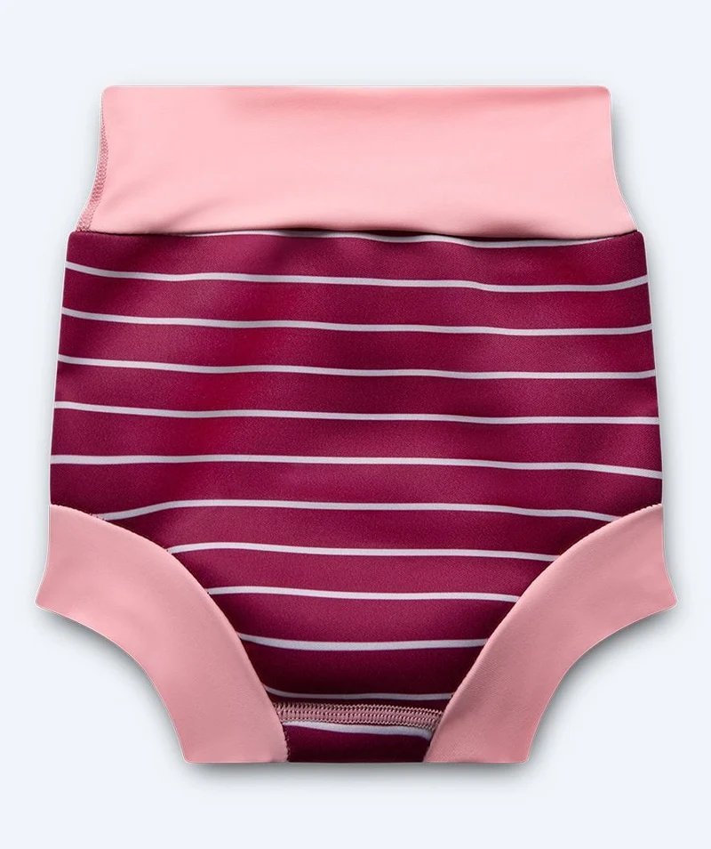 Watery Schwimmwindelhosen für Kinder - Neoprene Swim Nappy - Nordic Rosa Stripes