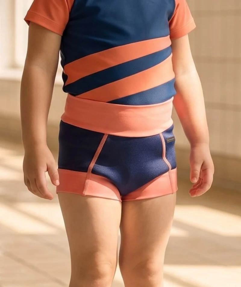 Watery Schwimmwindelhosen für Kinder - Neoprene Swim Nappy - Atlantic Orange