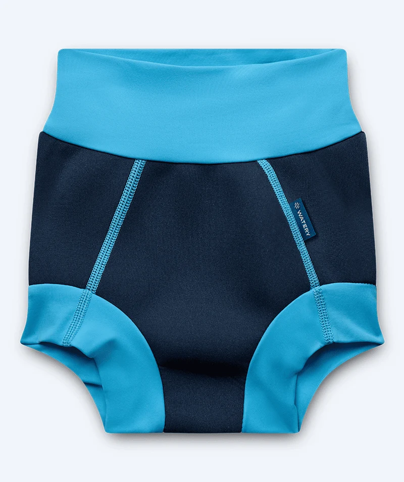 Watery Schwimmwindelhosen für Kinder - Neoprene Swim Nappy - Atlantic Blue