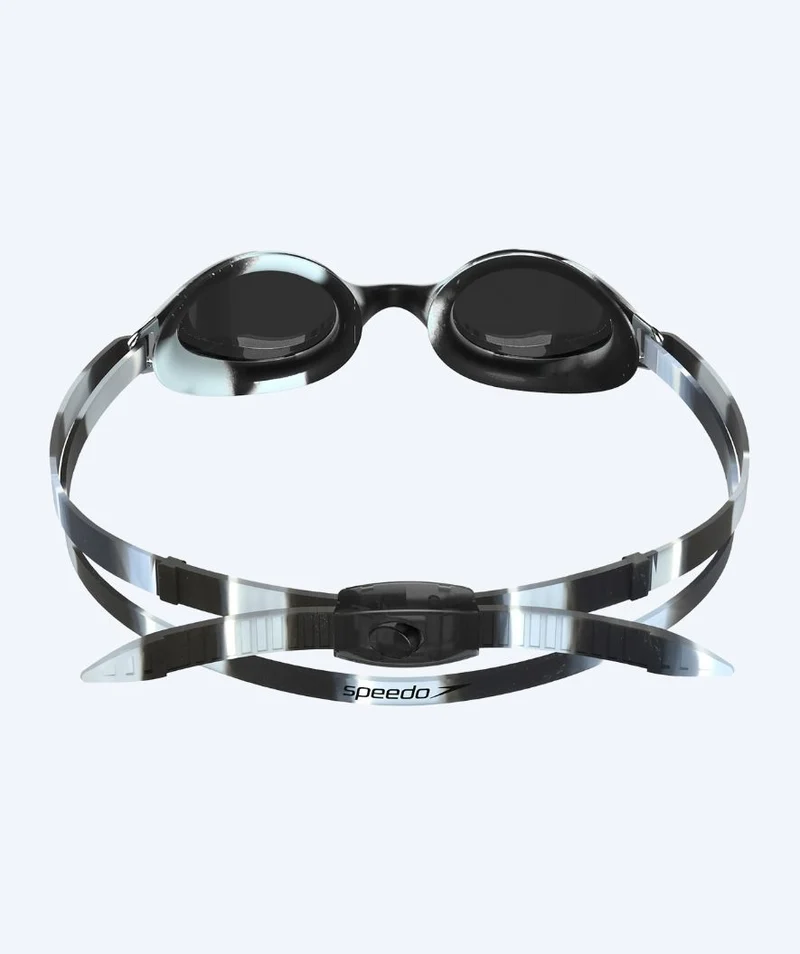 Speedo Schwimmbrille für Freizeitschwimmer - Hyper Flyer Mirror - Schwarz/Grau