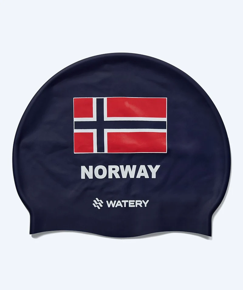 Watery Badekappe - Norway - Dunkelblau