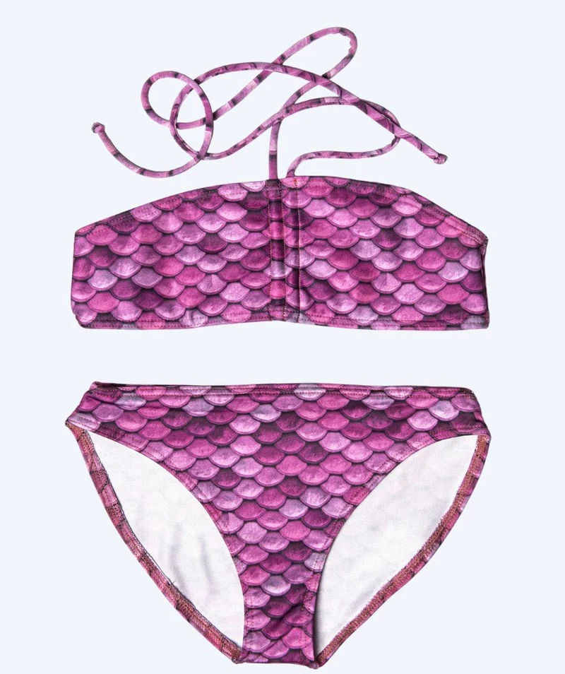 Kuaki Mermaids Bikini Unterteil für Mädchen - Hellrosa