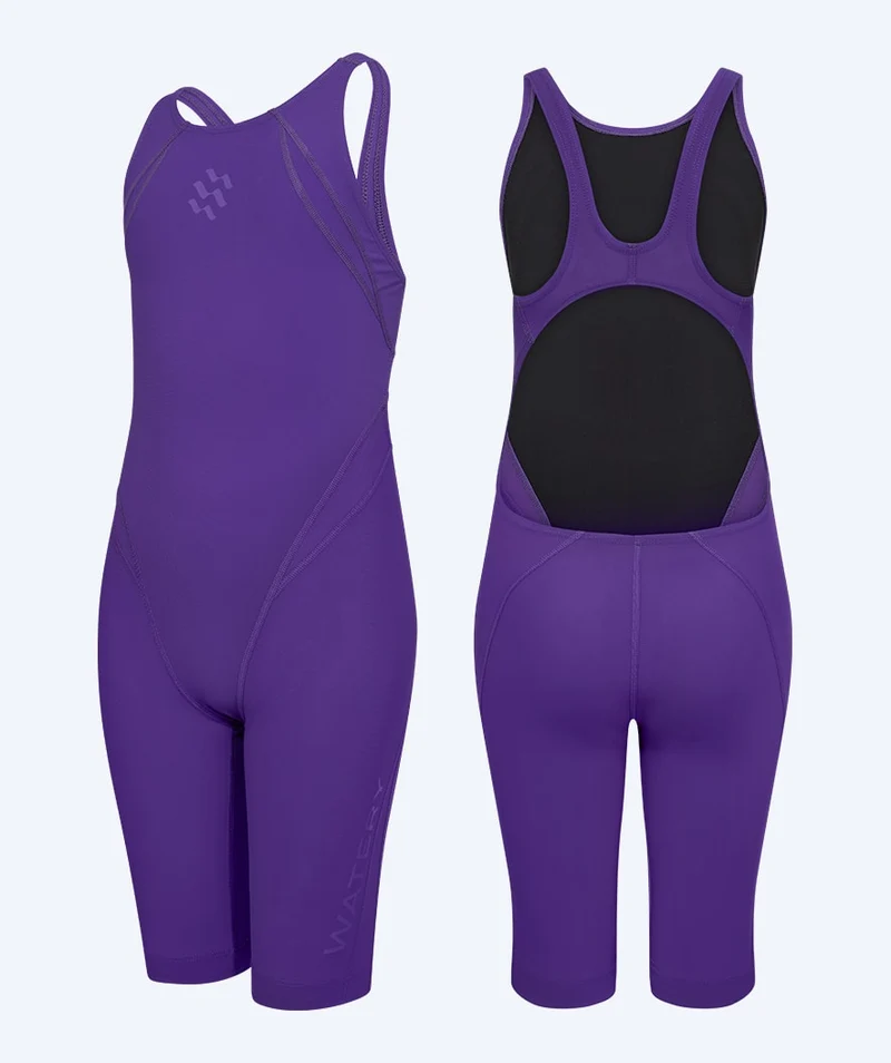 Watery Wettkampf Badeanzug für Mädchen - Rapidskin 2.0 - Lila