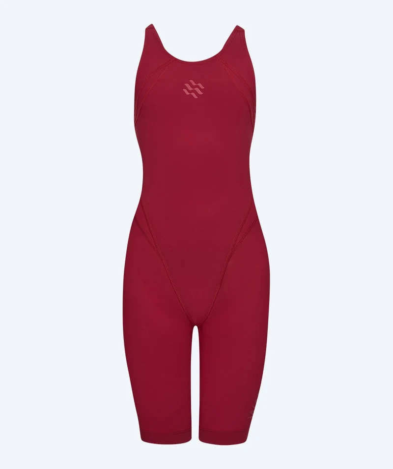 Watery Wettkampf Badeanzug für Damen - Rapidskin 2.0 - Rot