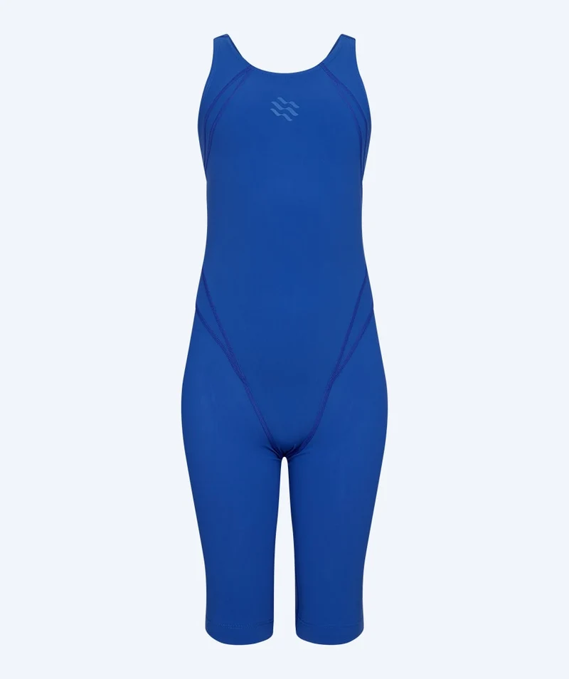 Watery Wettkampf Badeanzug für Mädchen - Rapidskin 2.0 - Blau