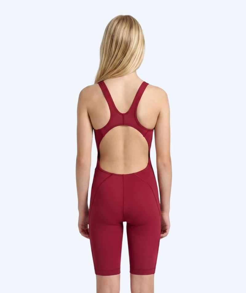 Watery Wettkampf Badeanzug für Mädchen - Rapidskin 2.0 - Rot