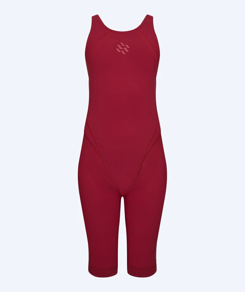 Watery Wettkampf Badeanzug für Mädchen - Rapidskin 2.0 - Rot