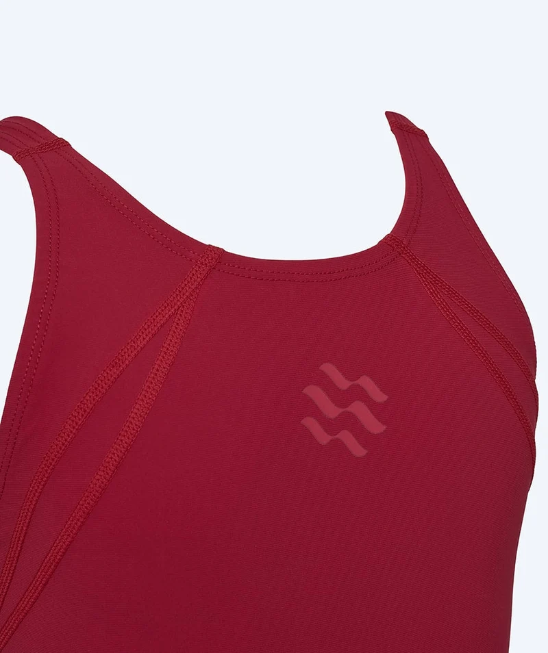 Watery Wettkampf Badeanzug für Mädchen - Rapidskin 2.0 - Rot