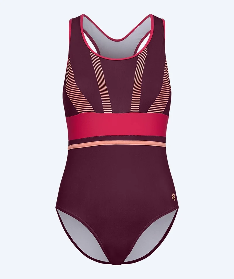 Watery Badeanzug für Damen - Conway - Lila/Hellrosa