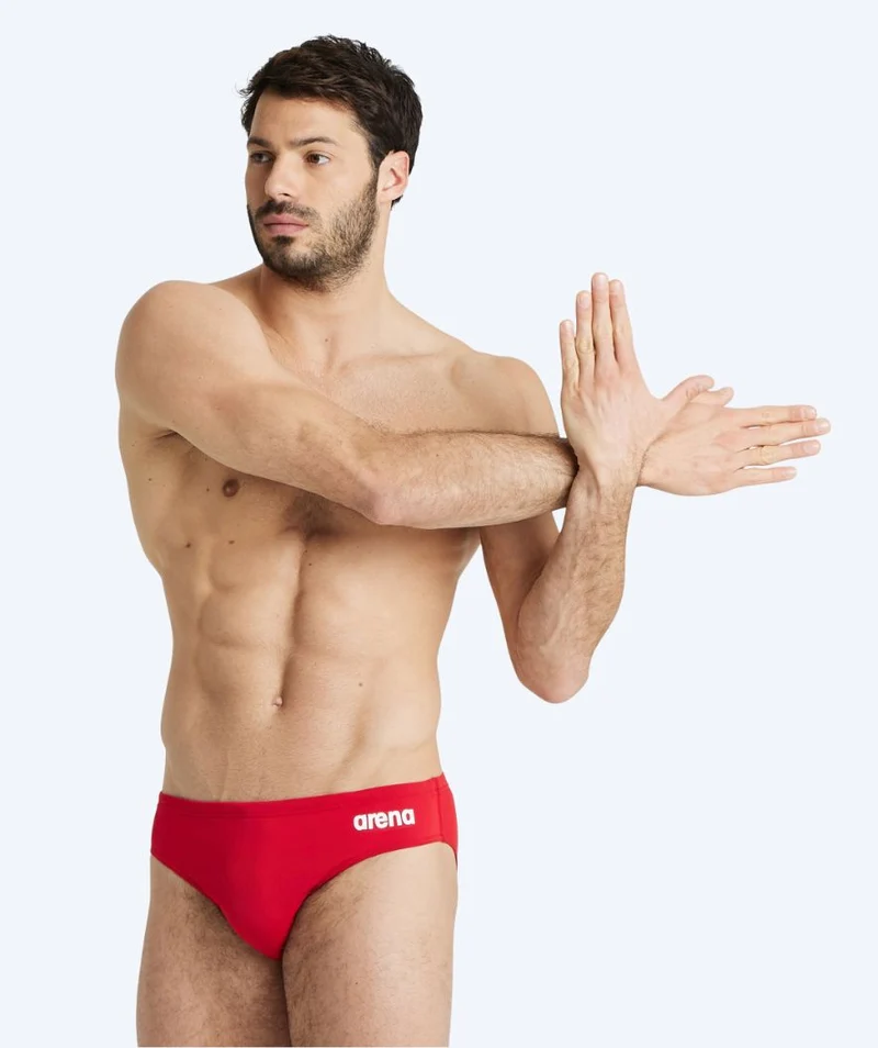 Arena Badeslip für Herren - Team Solid - Rot